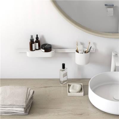 Hansgrohe WallStoris Banyo Paketi 4 Parça Satin Beyaz