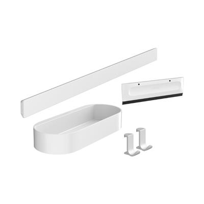 Hansgrohe WallStoris Duş Paketi 4 Parça Satin Beyaz