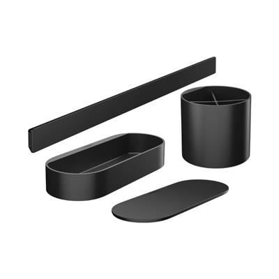 Hansgrohe WallStoris Banyo Paketi 4 Parça Satin Siyah