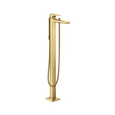 Hansgrohe Metropol Tek kollu banyo Bataryası çubuk volan ile yerden Parlak Altın Optik