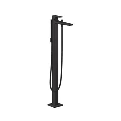 Hansgrohe Metropol Tek kollu banyo Bataryası çubuk volan ile yerden Satin Siyah