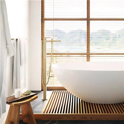 Hansgrohe Metropol Tek kollu banyo Bataryası çubuk volan ile yerden Mat Bronz