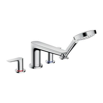 Hansgrohe Talis E 4-Delikli Küvet Kenarı Banyo Bataryası Krom