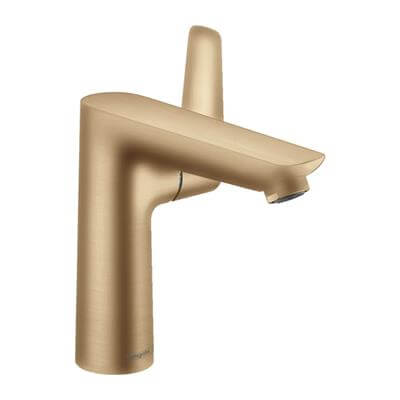 Hansgrohe Talis E Tek Kollu Lavabo Bataryası 150 Kumandalı Mat Bronz