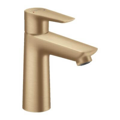 Hansgrohe Talis E Tek Kollu Lavabo Bataryası 110 Kumandalı Mat Bronz