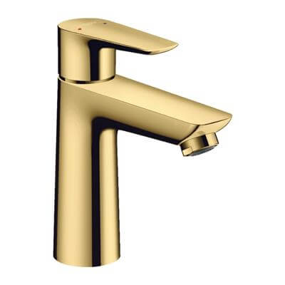 Hansgrohe Talis E Tek Kollu Lavabo Bataryası 110 Kumandalı Parlak Altın Optik