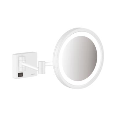 Hansgrohe AddStoris Makyaj Aynası LED Işıklı Satin Beyaz