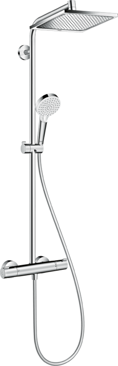 Crometta E Duş kolonu 240 1 jet, termostat ile