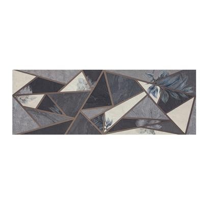 NG Kütahya Seramik 30*85 Atlantis Antrasit Beyaz Dekor