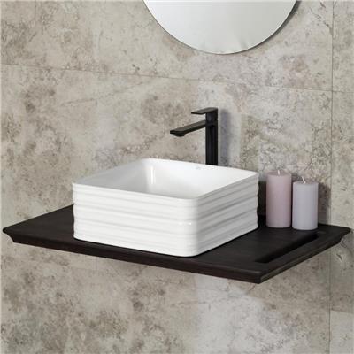 Lena E-2105 Tezgah Üstü Porselen Lavabo Beyaz
