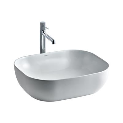 Lena E-4613 Tezgah Üstü Porselen Lavabo Beyaz