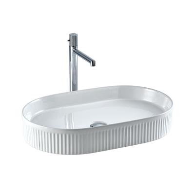 Lena EY-4702 Tezgah Üstü Lavabo Beyaz Beyaz