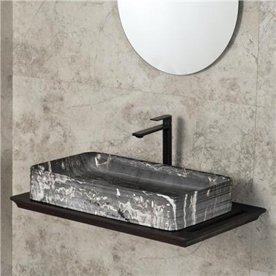 Lena E-2106M4 Tezgah Üstü Porselen Lavabo Karma