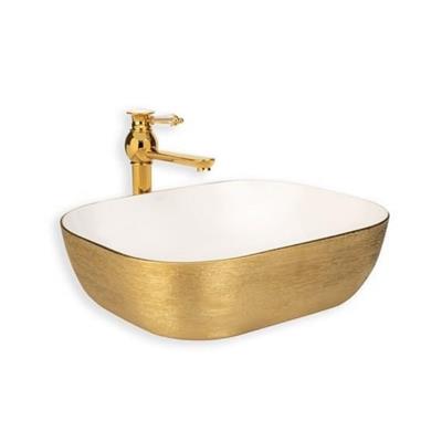 Lena E-5003A Tezgah Üstü Porselen Lavabo Karma