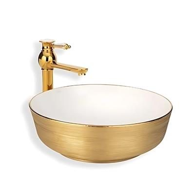 Lena E-5004A Tezgah Üstü Porselen Lavabo Karma