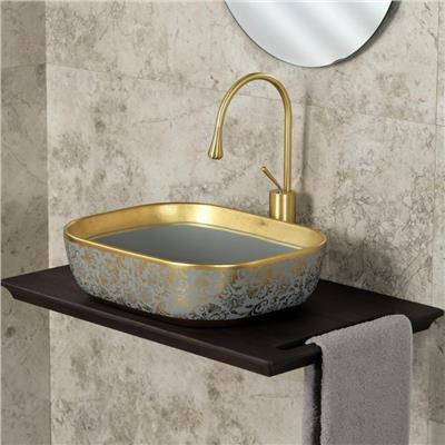 Lena EH-4290MGA Tezgah Üstü Porselen Lavabo Karma