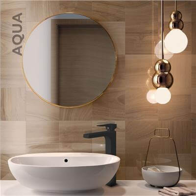Newarc Aqua Çanak Tipi Lavabo Bataryası Siyah