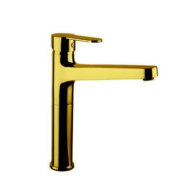 Newarc Domino Çanak Tipi Lavabo Bataryası Altın