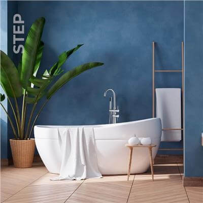 Newarc Step Tabandan Banyo Bataryası Krom