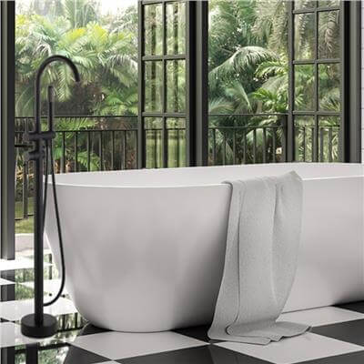 Newarc Step Tabandan Banyo Bataryası Siyah