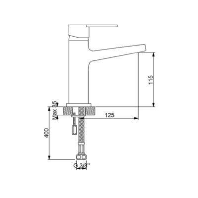 Newarc Premium Yüksek Lavabo Bataryası