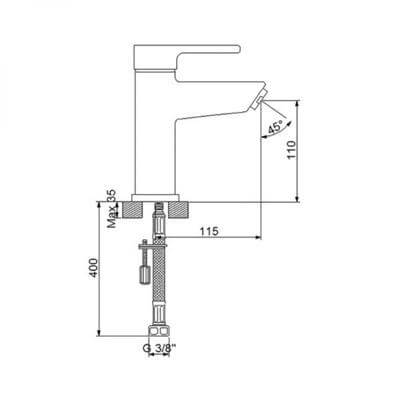 Newarc Premium Lavabo Bataryası