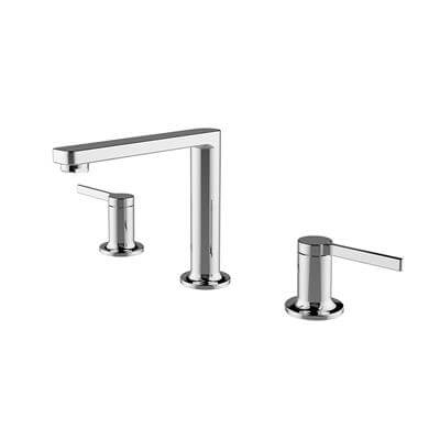 Newarc Bold 3 Delikli Lavabo Bataryası Krom