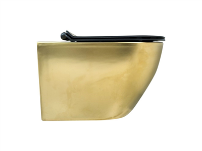 Pure Concept Fiore Mat Gold Kanalsız Asma Klozet Kapak Dahil