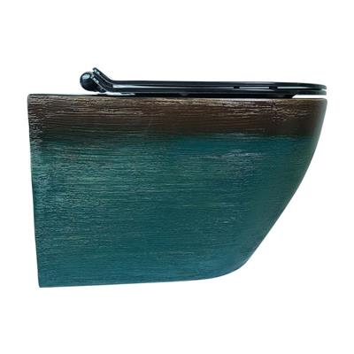 Pure Concept Amazonite Dekoratif Kanalsız Asma Klozet Kapak Dahil