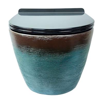 Pure Concept Amazonite Dekoratif Kanalsız Asma Klozet Kapak Dahil