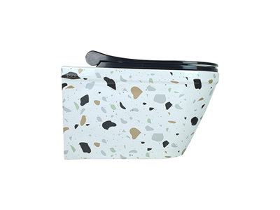 Pure Concept Terrazzo Kanalsız Asma Klozet Kapak Dahil