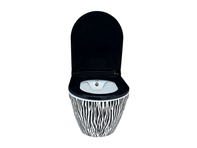 Pure Concept Zebra Kanalsız Asma Klozet Kapak Dahil