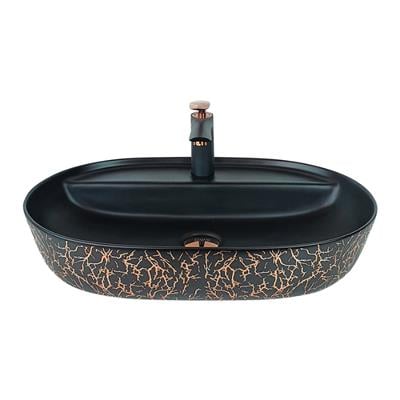 Pure Concept Marble Siyah Bronz Çanak Lavabo