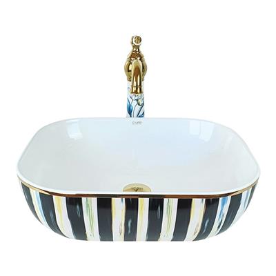 Pure Concept Stripe Tezgah Üstü Çanak Lavabo