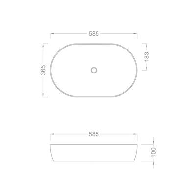 Pure Concept Mat Siyah Altın Çanak Lavabo