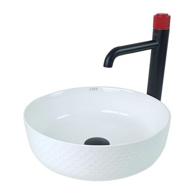 Pure Concept Beyaz Tezgah Üstü Çanak Lavabo