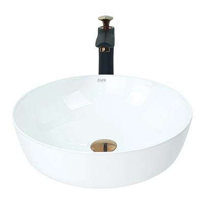 Pure Concept Beyaz Tezgah Üstü Çanak Lavabo