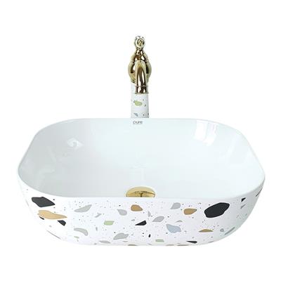 Pure Concept Terrazzo Tezgah Üstü Çanak Lavabo
