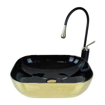 Pure Concept Altın Siyah Çanak Lavabo