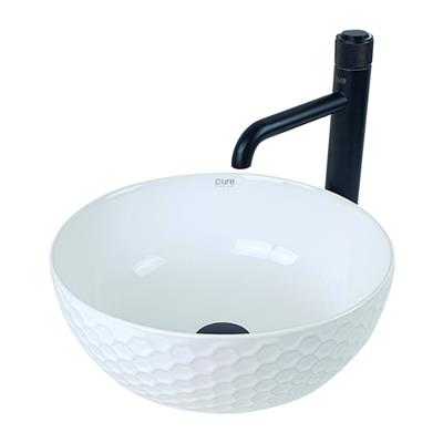 Pure Concept Beyaz Tezgah Üstü Çanak Lavabo