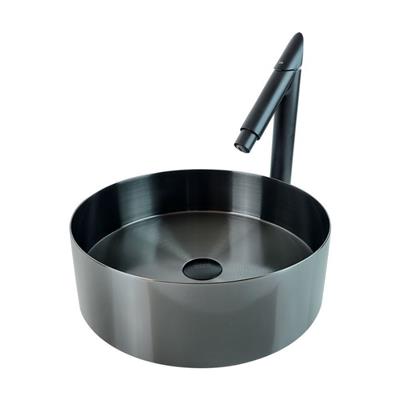 Pure Concept Paslanmaz Çelik Siyah Çanak Lavabo
