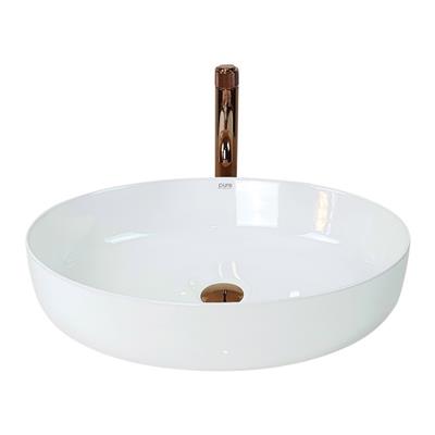 Pure Concept Beyaz Tezgah Üstü Çanak Lavabo
