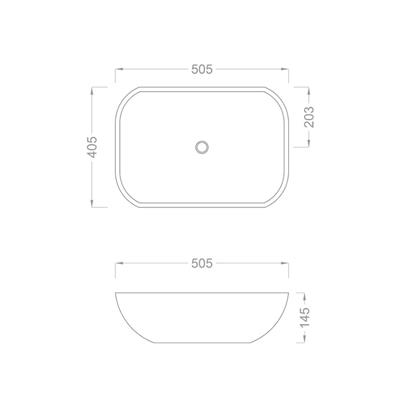 Pure Concept Terrazzo Tezgah Üstü Çanak Lavabo