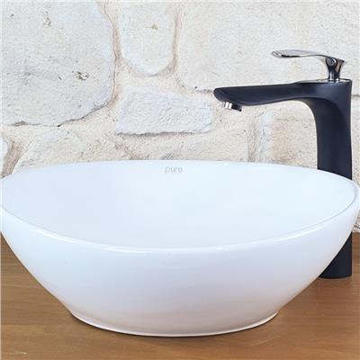 Pure Concept Beyaz Tezgah Üstü Çanak Lavabo