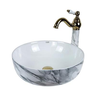Pure Concept Calacatta 42 cm Çanak Lavabo