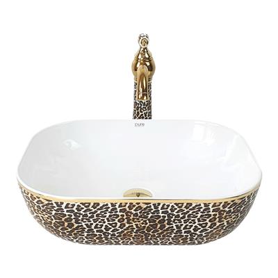 Pure Concept Leopar Tezgah Üstü Çanak Lavabo