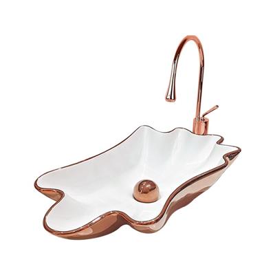 Pure Concept İstiridye Rose Gold Çanak Lavabo