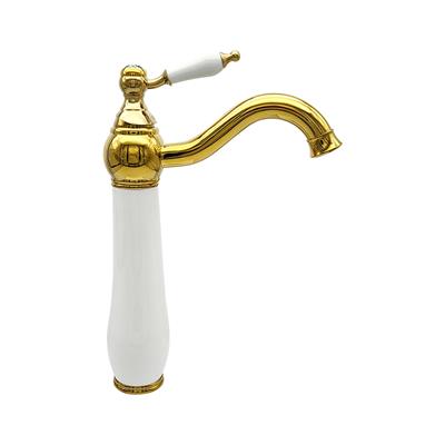 Pure Concept Beyaz Altın Çanak Lavabo Bataryası