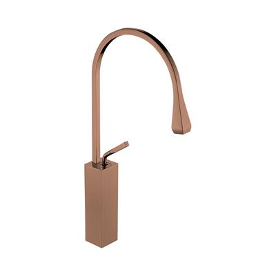 Pure Concept Kare Minimal Rose Gold Çanak Lavabo Bataryası