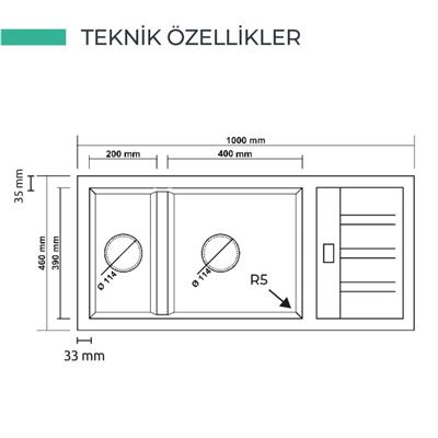 P024 ARTEMIS Krem Granit Evye